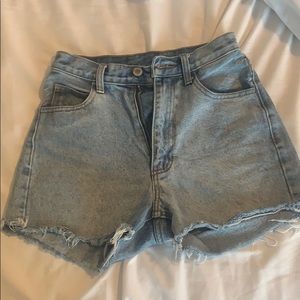 Brandy Melville high waisted jean shorts